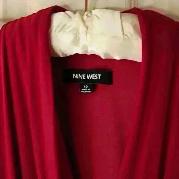 Nine West Heartbeat red dress cocktail size 10 - Picture 3 of 3